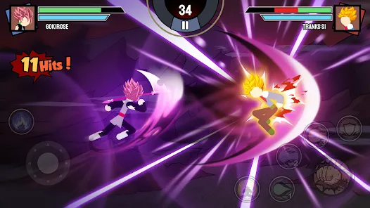 Stickman Warriors Super Dragon Shadow Fight MOD APK 2.1.5 Free Shopping Banner